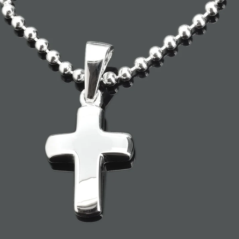 KOMMUNION SCHMUCK KREUZ HALSKETTE 925 SILBER KETTE ZUR TAUFE
