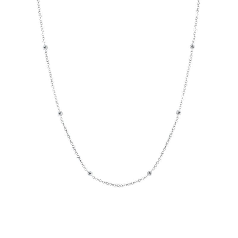 Halskette | Mit Kristallen von Swarovski® (Schwarz)
