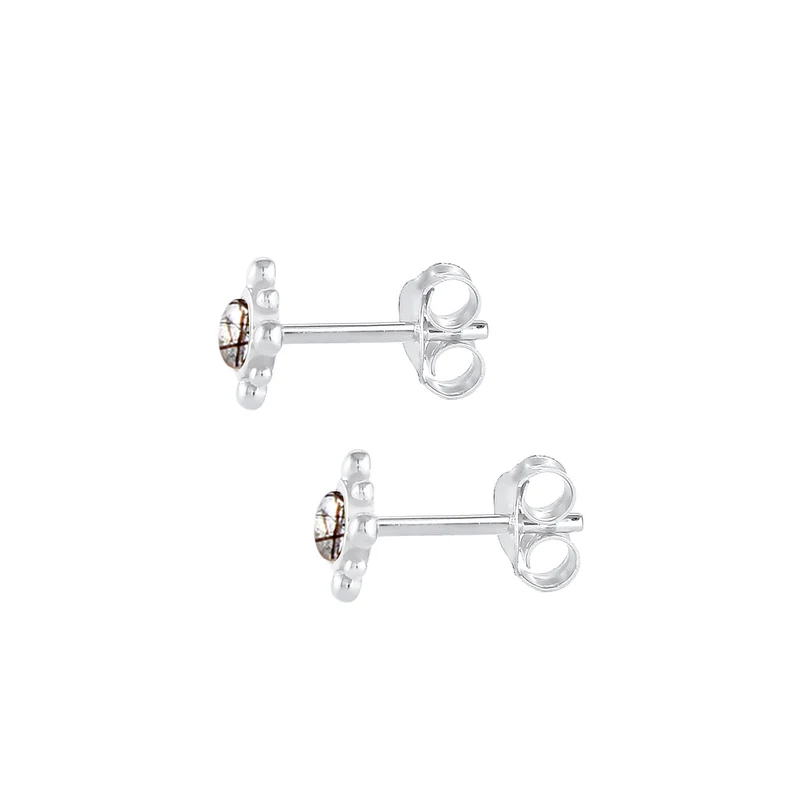 Ohrstecker | Quarz ( Transparent )