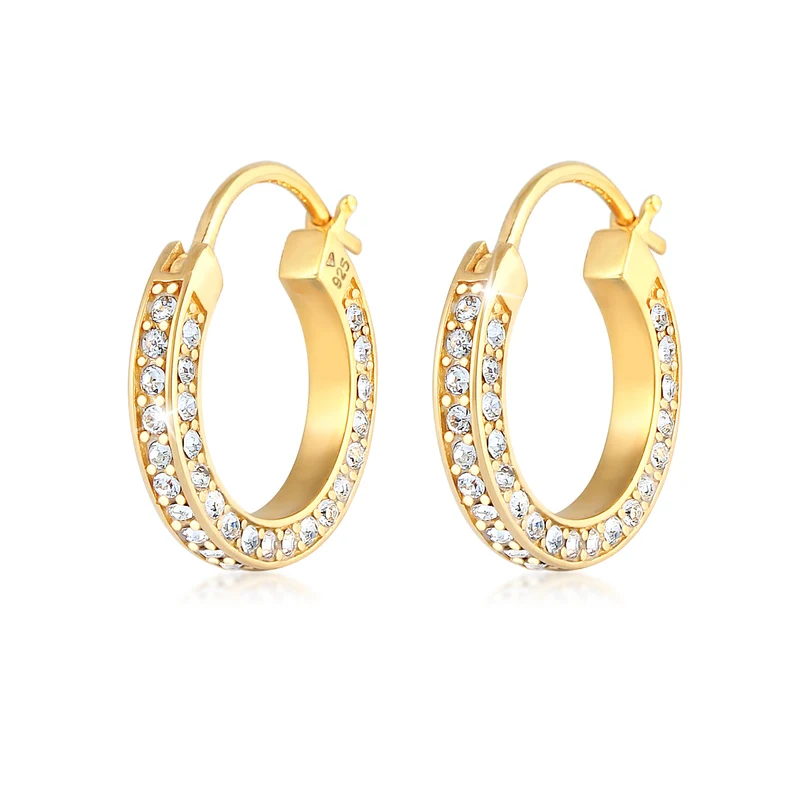 Creole | Mit Kristallen von Swarovski® (Weiß)