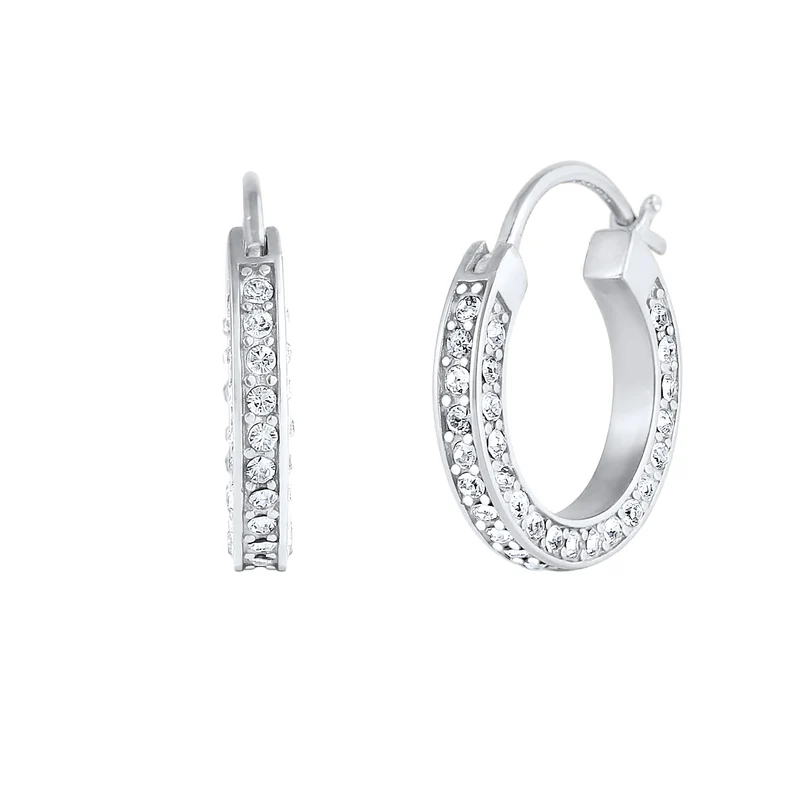 Creole | Mit Kristallen von Swarovski® (Weiß)