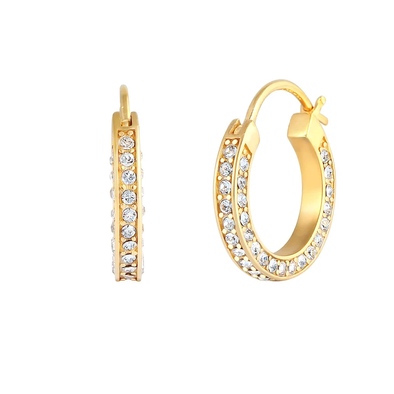 Creole | Mit Kristallen von Swarovski® (Weiß)