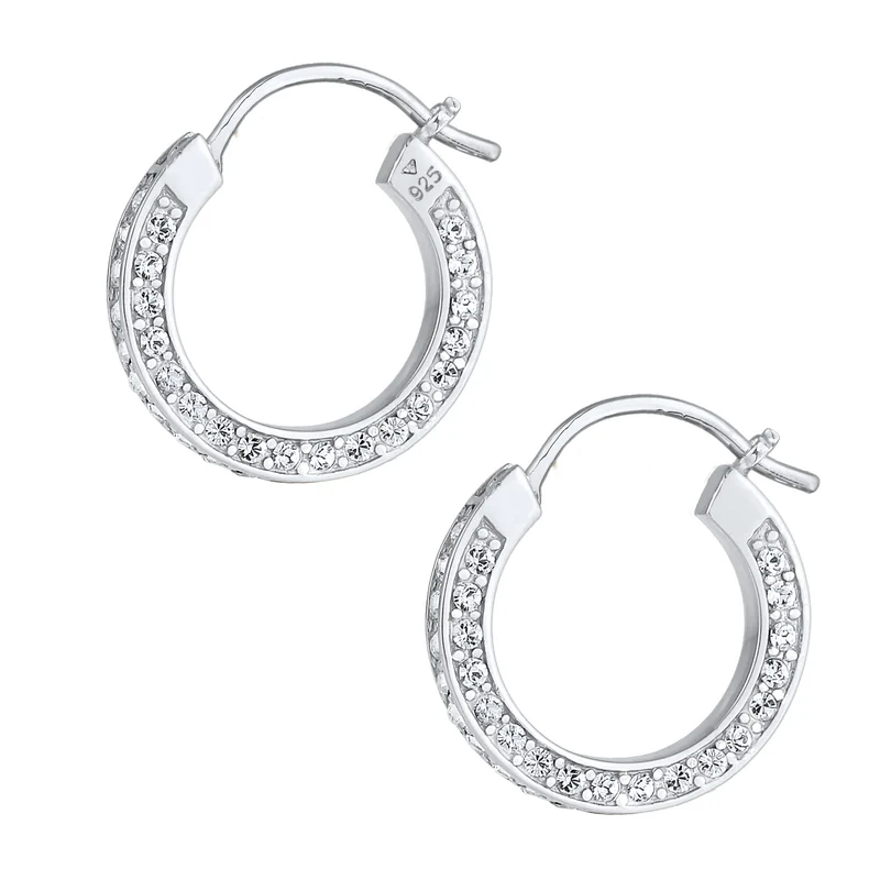 Creole | Mit Kristallen von Swarovski® (Weiß)