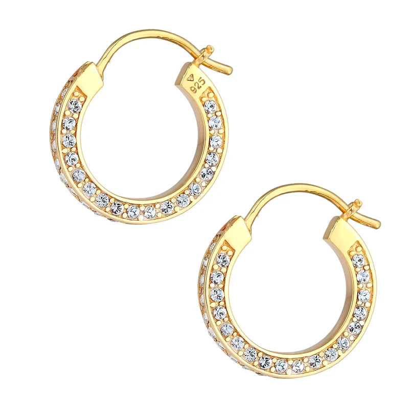 Creole | Mit Kristallen von Swarovski® (Weiß)