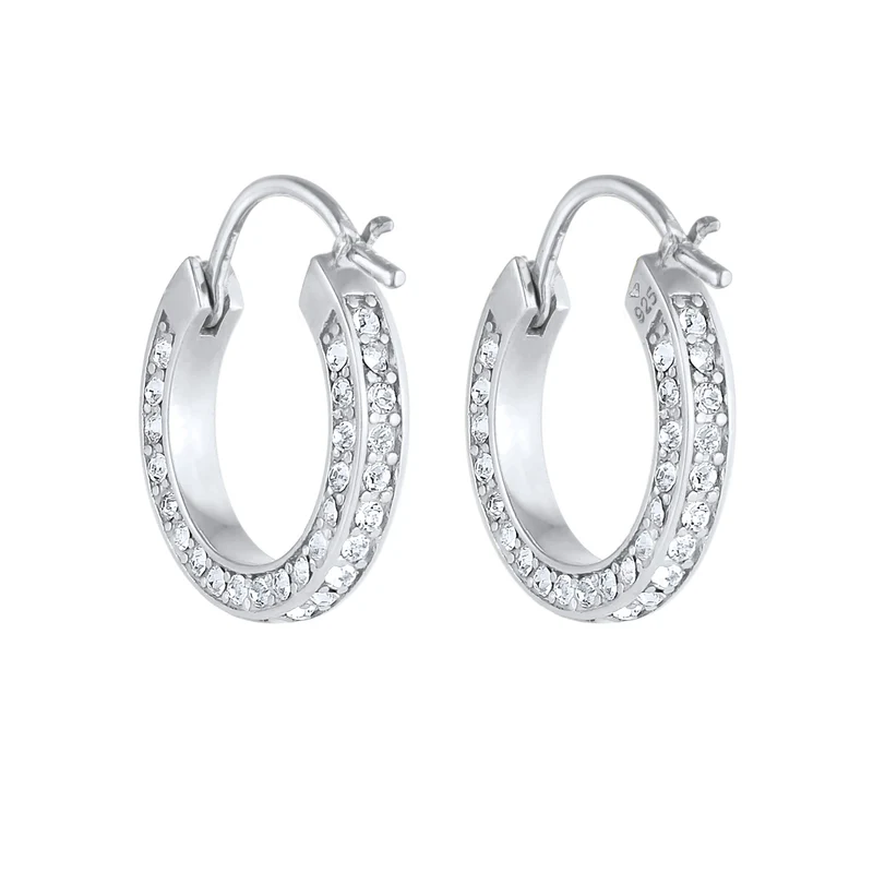 Creole | Mit Kristallen von Swarovski® (Weiß)