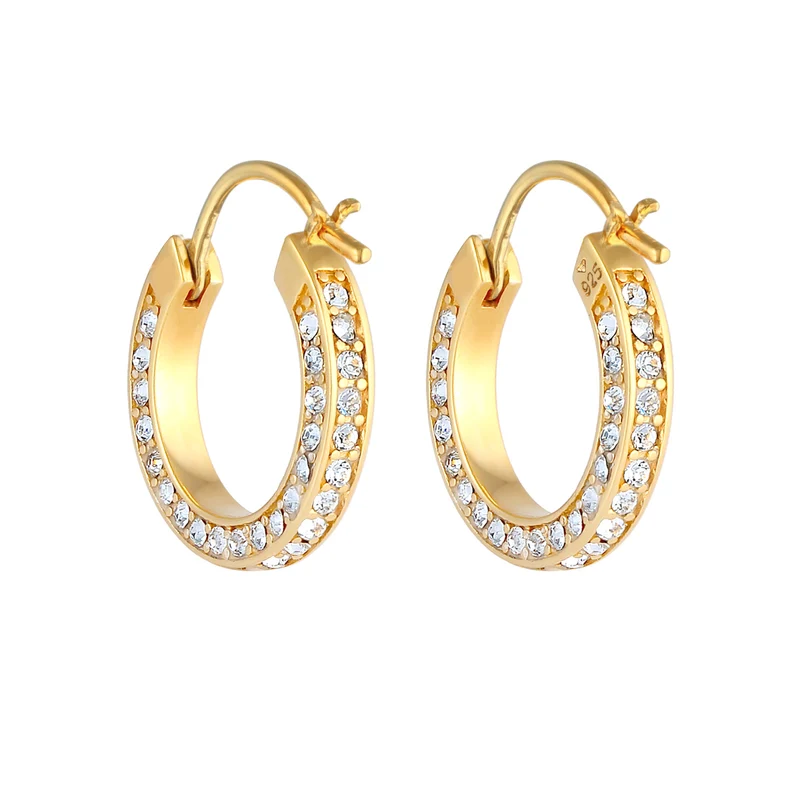 Creole | Mit Kristallen von Swarovski® (Weiß)