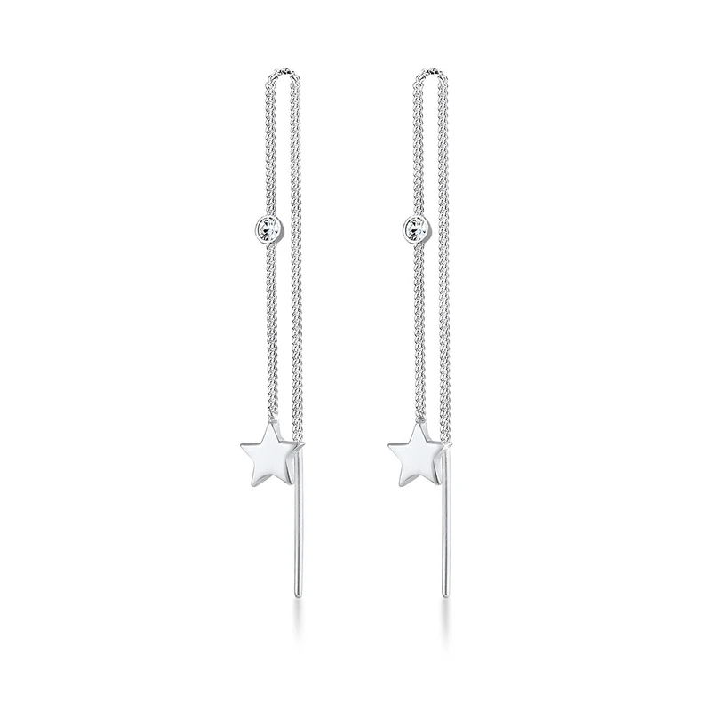 Ohrhänger Astro | Mit Kristallen von Swarovski® (Weiß)