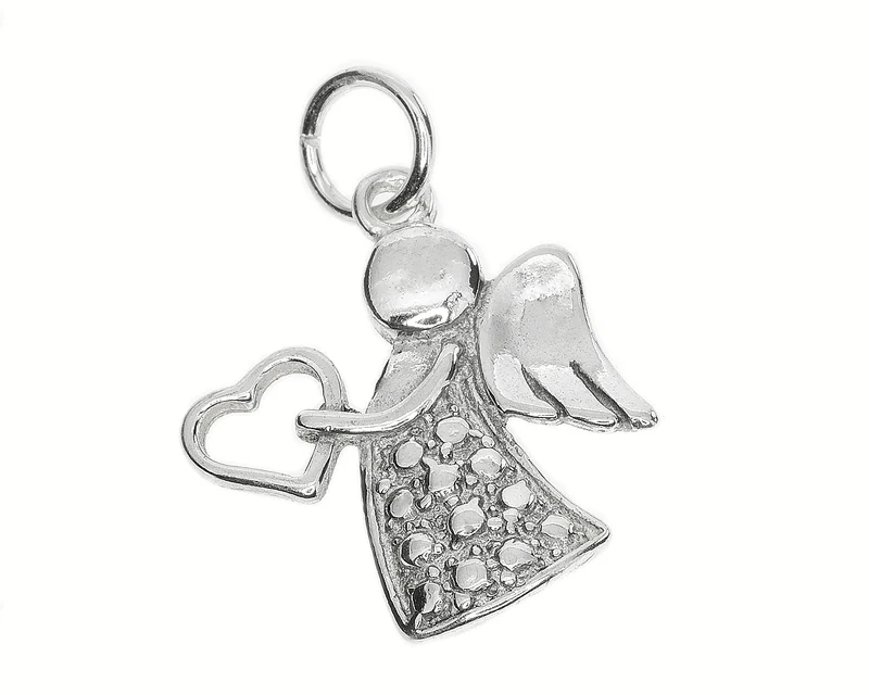 925 SILBER ANHÄNGER ENGEL, SCHUTZENGEL, TAUFGESCHENK
