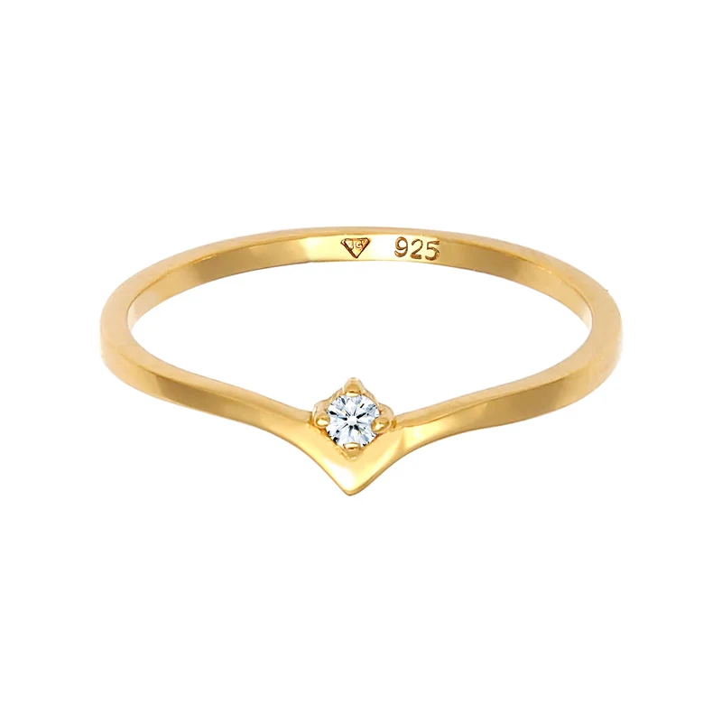 Verlobungsring | Diamant ( Weiß, 0,03 ct )