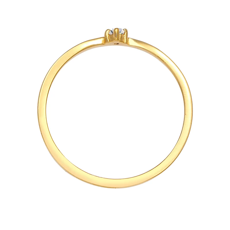Verlobungsring | Diamant ( Weiß, 0,03 ct )