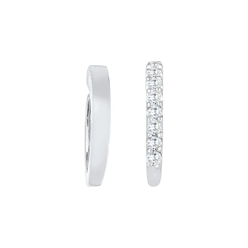 Earcuff | Zirkonia ( Weiß )