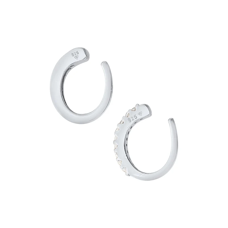 Earcuff | Zirkonia ( Weiß )