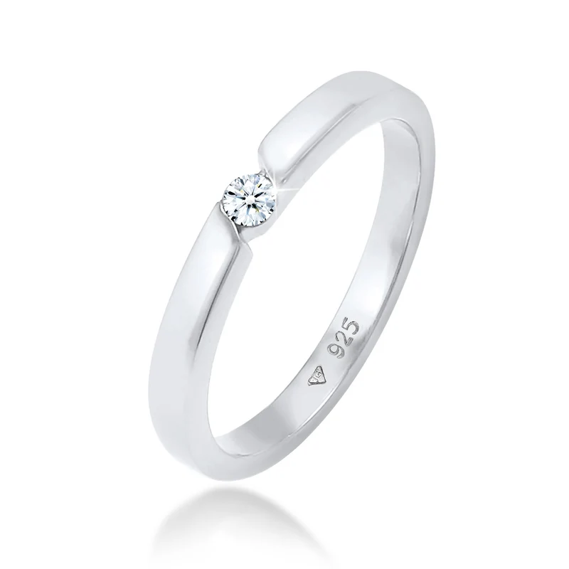 Ring | Diamant ( Weiß, 0,06 ct )