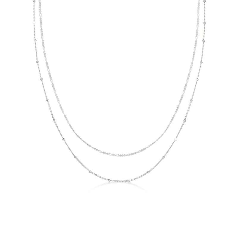 Choker 2er Set Kugel- & Figarokette