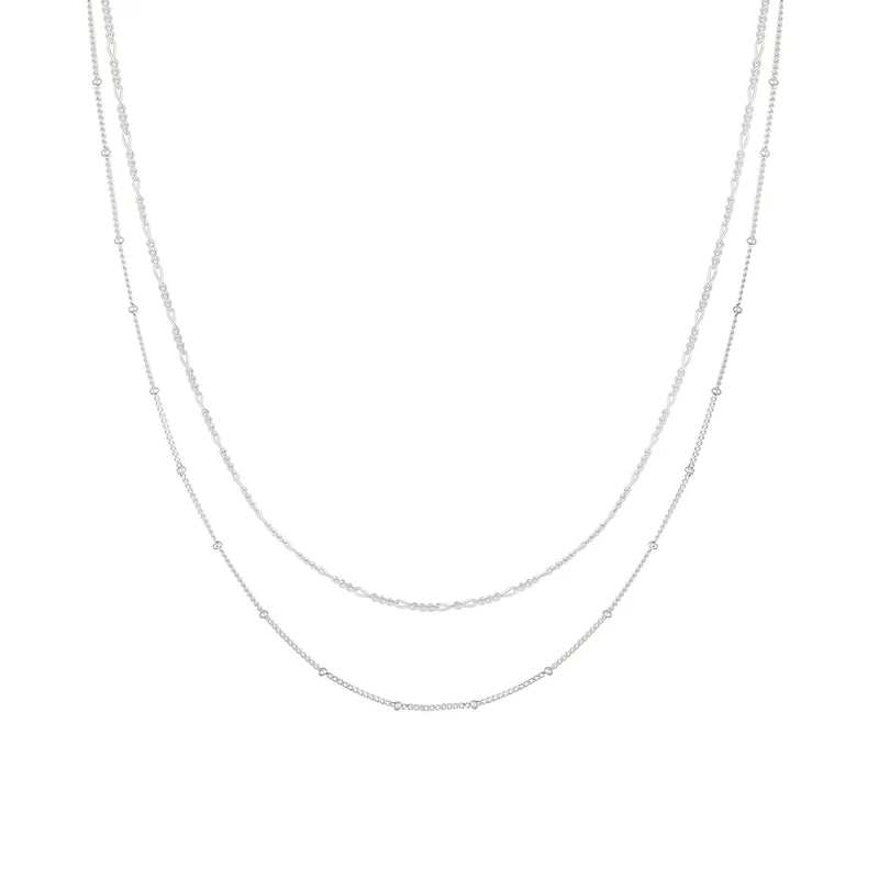 Choker 2er Set Kugel- & Figarokette