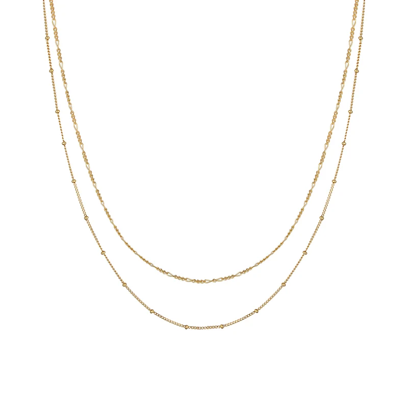 Choker 2er Set Kugel- & Figarokette
