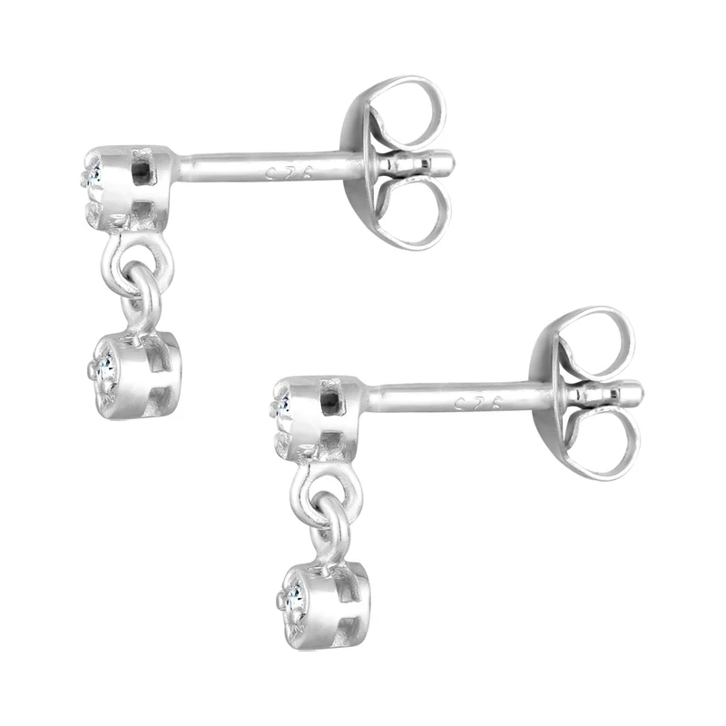 Ohrstecker | Diamant ( Weiß, 0,12 ct )