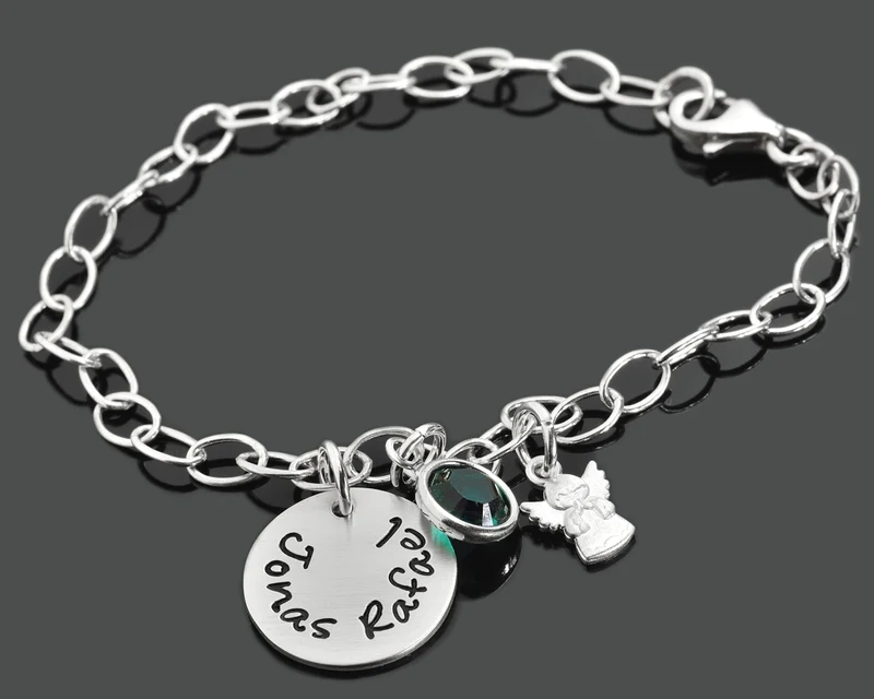KINDERSCHMUCK GRAVUR, TAUFSCHMUCK MIT GRAVUR, NAMENSSCHMUCK, ENGEL