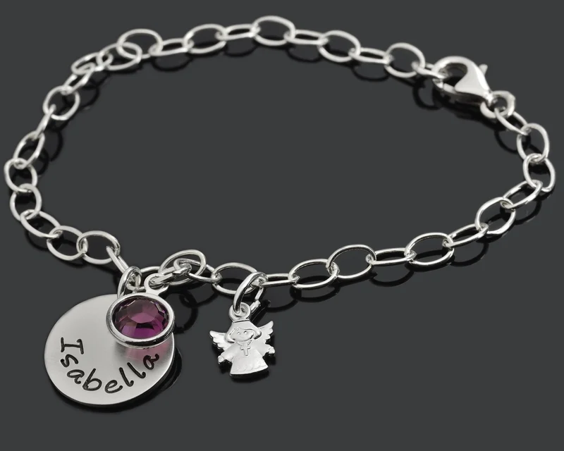 KINDERSCHMUCK GRAVUR, TAUFSCHMUCK MIT GRAVUR, TAUFGESCHENK, NAMENSSCHMUCK