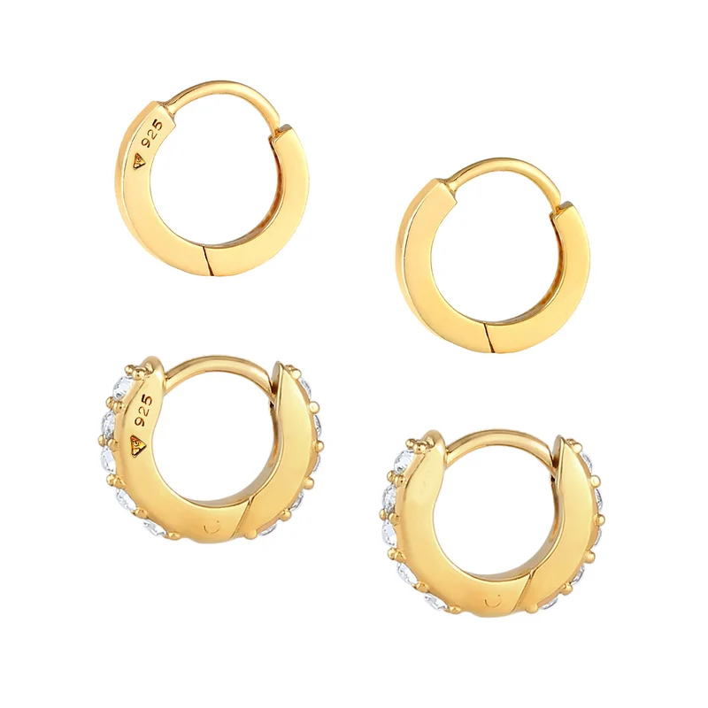 Ohrringset | Mit Kristallen von Swarovski® (Weiß)