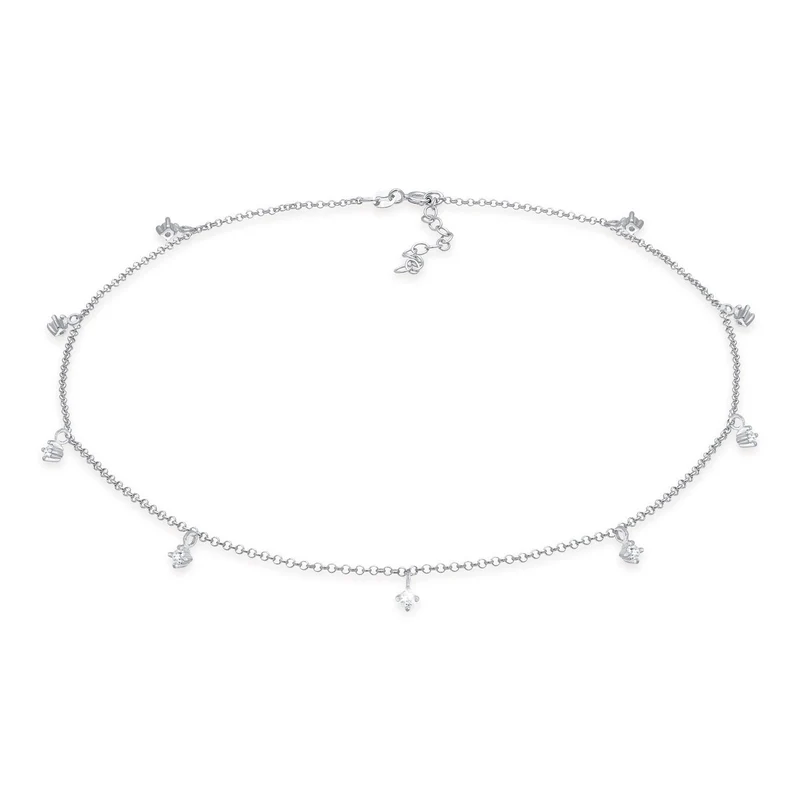 Choker | Zirkonia (Weiß)