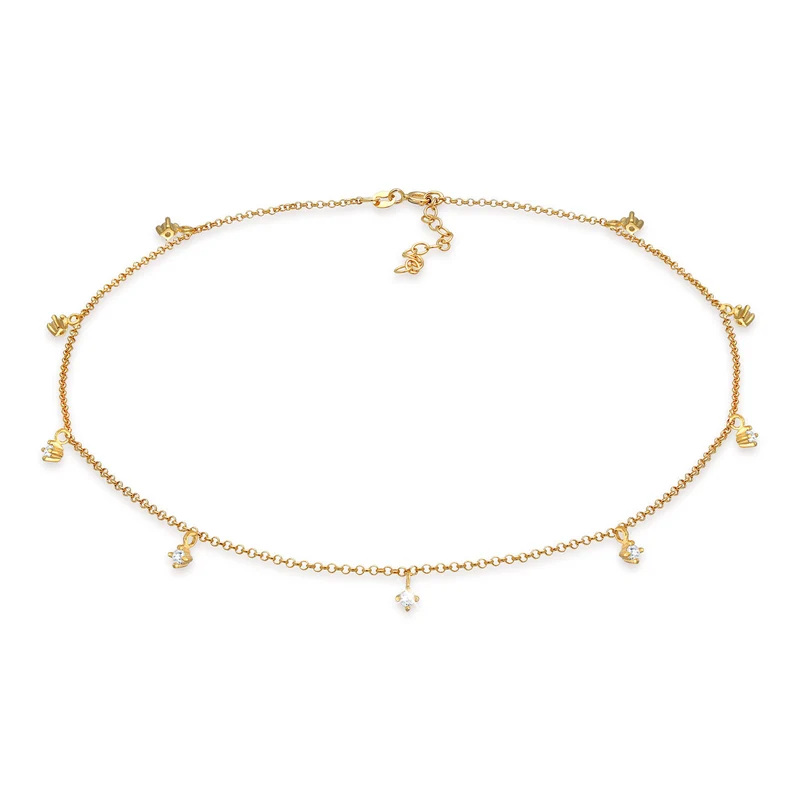Choker | Zirkonia (Weiß)