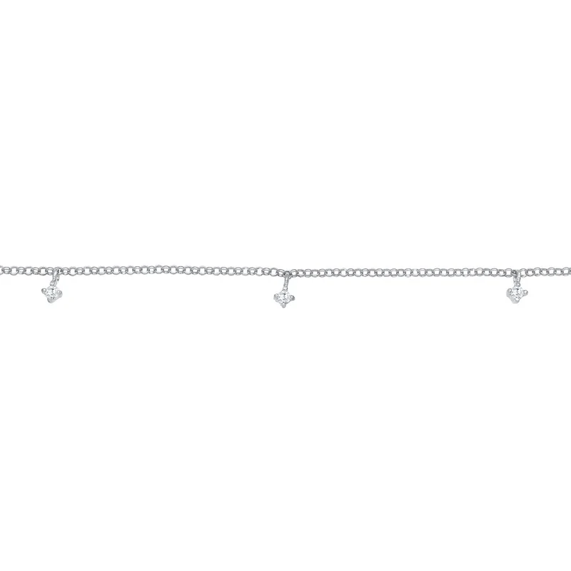 Choker | Zirkonia (Weiß)