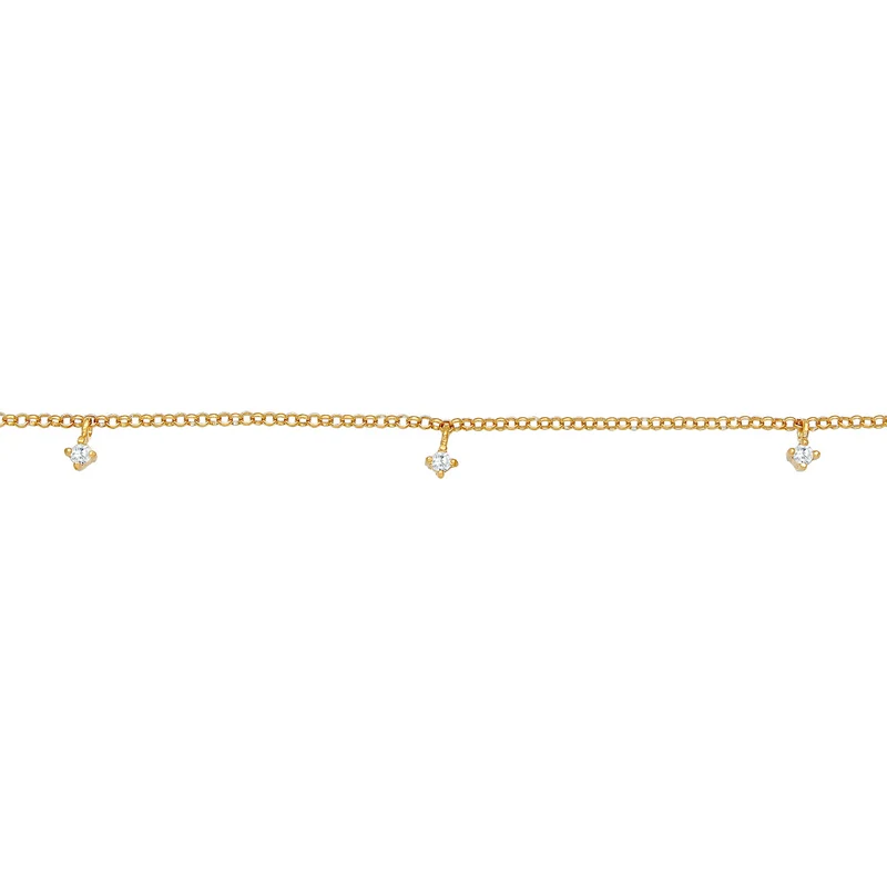 Choker | Zirkonia (Weiß)