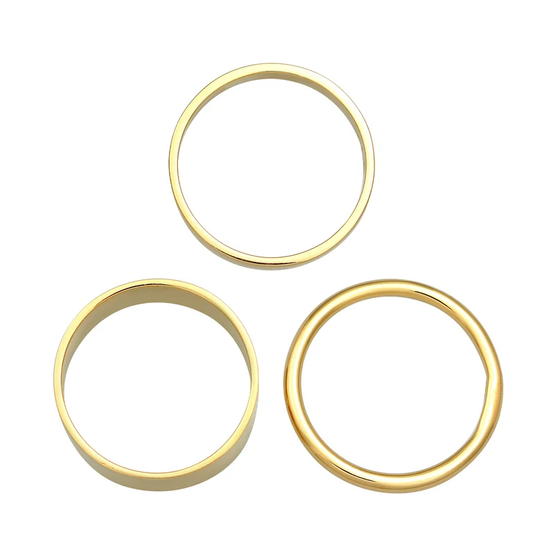 Bandring 3er Set Breit & Schmal