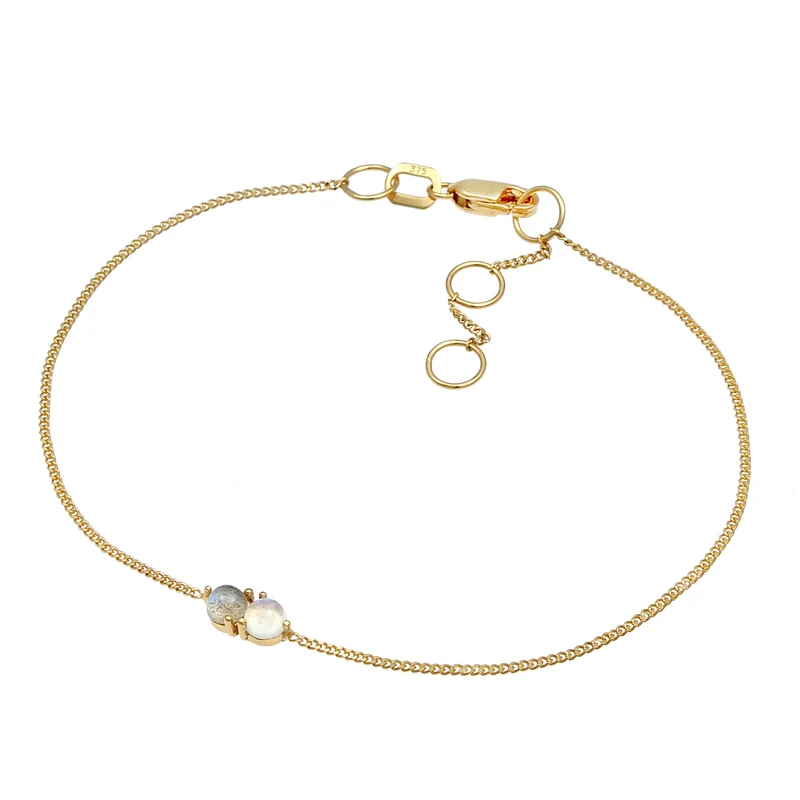 Armband | Mondstein (Weiß)