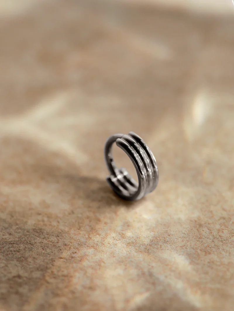 Eternity Plain Triple Hoop Titan Piercing