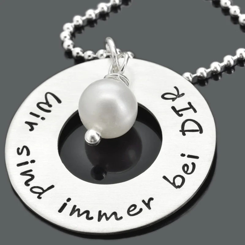 SILBERKETTE MIT GRAVUR, SILBERSCHMUCK MIT NAMEN, GESCHENK FREUNDIN