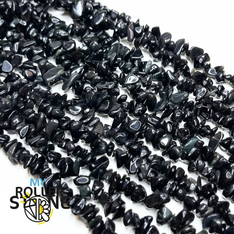 Himmelsauge-Obsidian-Chips (Regenbogen)