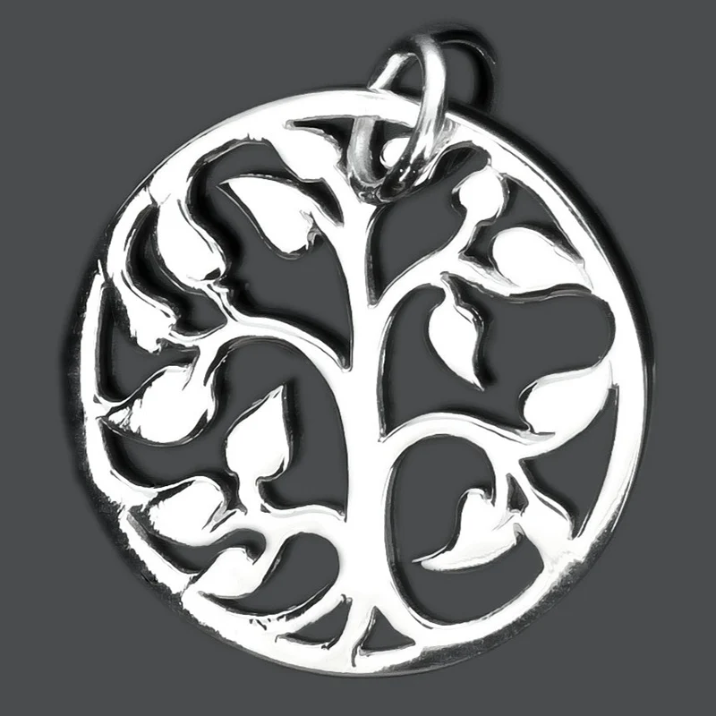 SCHMUCK ONLINE, ANHÄNGER LEBENSBAUM, CHARM SILBER, GESCHENK TAUFE