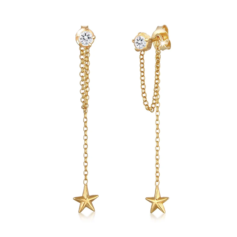 Ohrhänger Astro | Mit Kristallen von Swarovski® (Weiß)