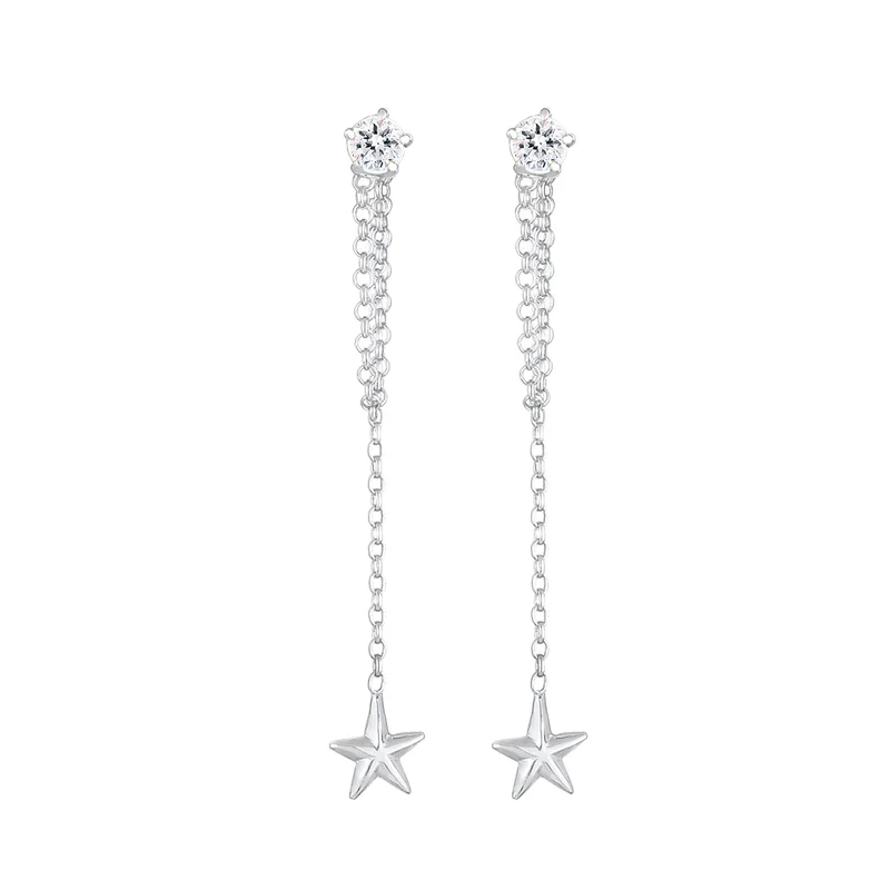 Ohrhänger Astro | Mit Kristallen von Swarovski® (Weiß)