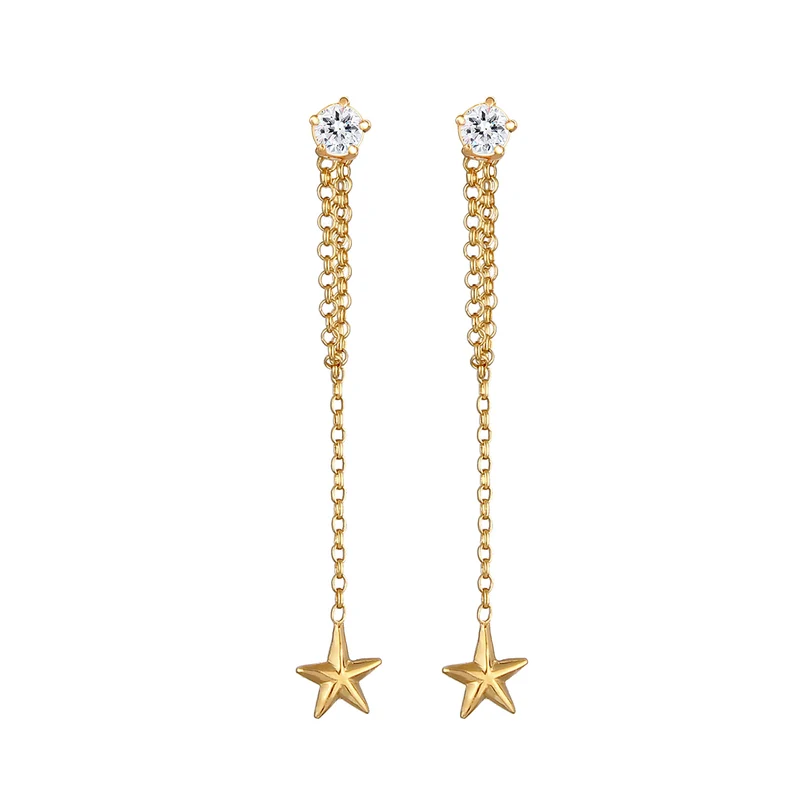 Ohrhänger Astro | Mit Kristallen von Swarovski® (Weiß)