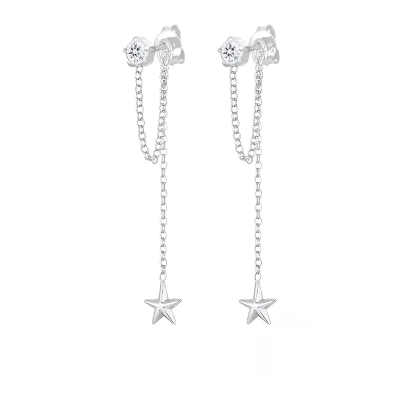 Ohrhänger Astro | Mit Kristallen von Swarovski® (Weiß)