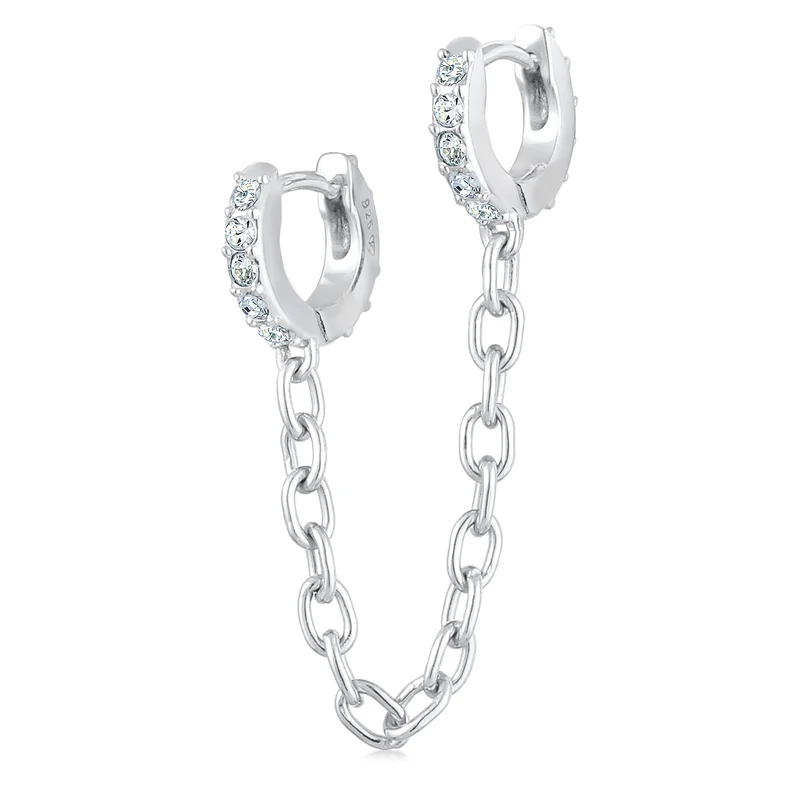 Creole | Mit Kristallen von Swarovski® (Weiß)