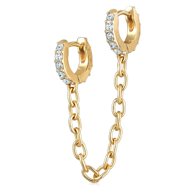 Creole | Mit Kristallen von Swarovski® (Weiß)