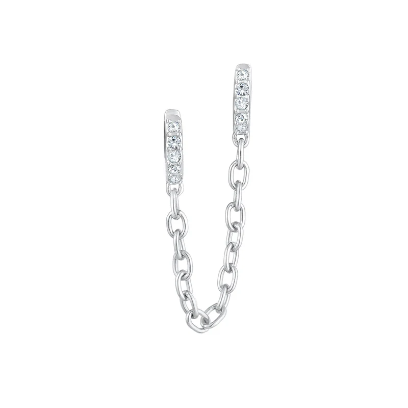 Creole | Mit Kristallen von Swarovski® (Weiß)