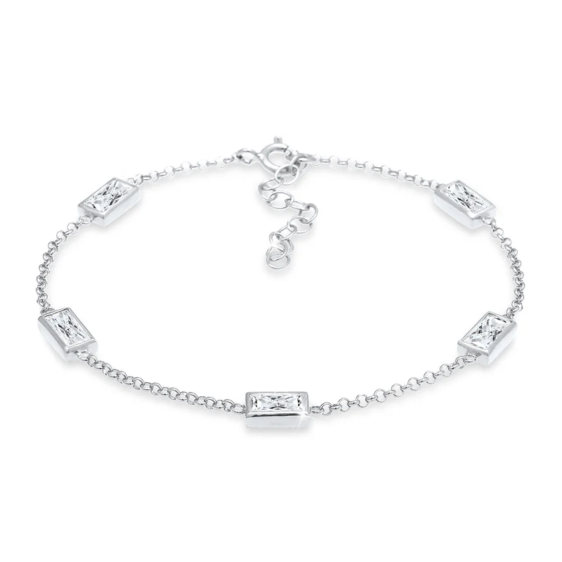 Armband | Zirkonia ( Weiß )