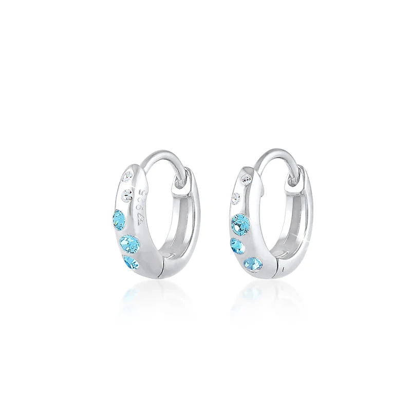 Ohrring | Kristall ( Hellblau )