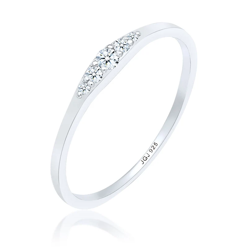 Verlobungsring | Diamant ( Weiß, 0,07 ct )