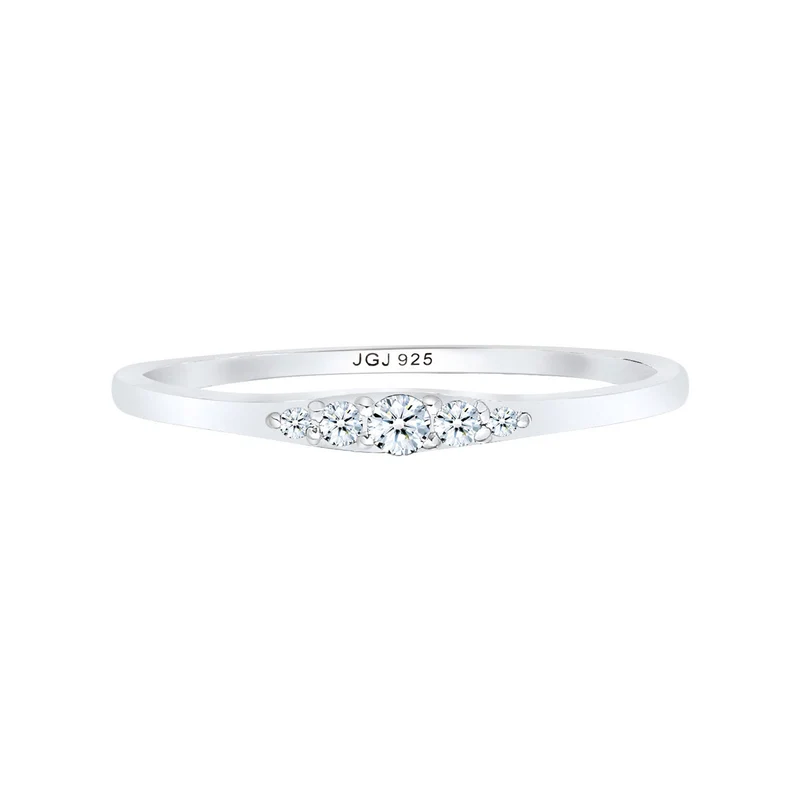 Verlobungsring | Diamant ( Weiß, 0,07 ct )