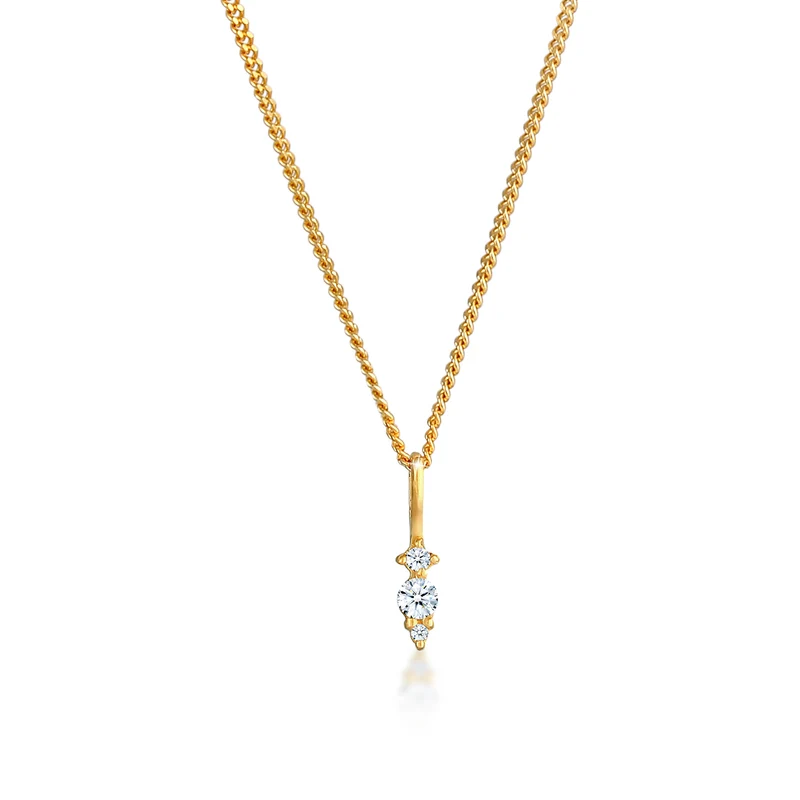 Halskette | Diamant (Weiß, 0,05 ct)