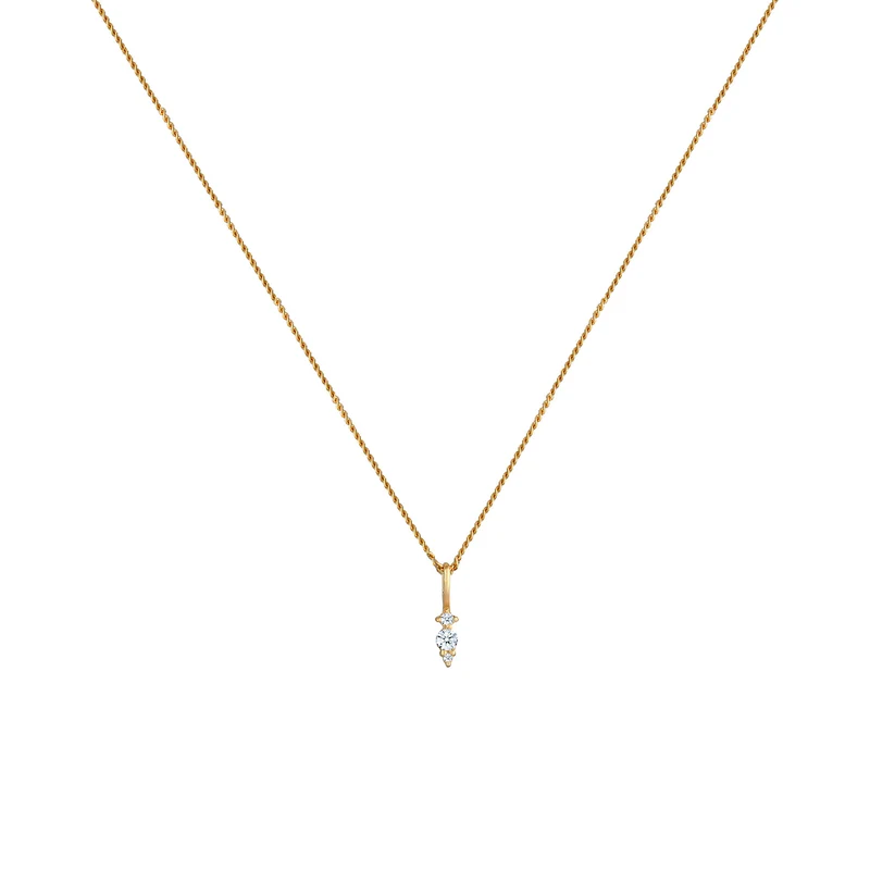 Halskette | Diamant (Weiß, 0,05 ct)