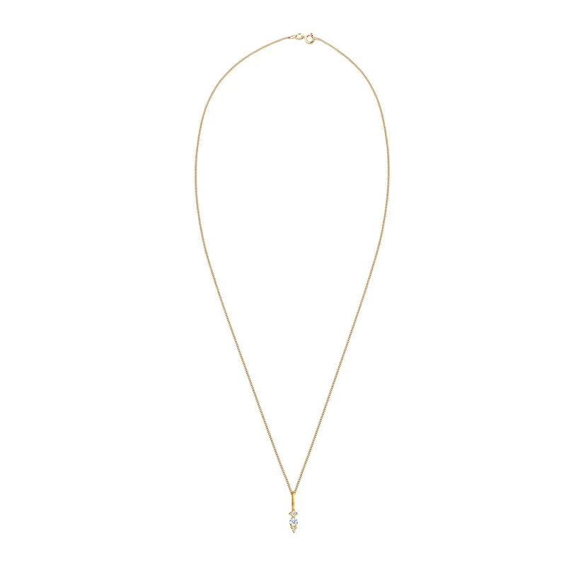 Halskette | Diamant (Weiß, 0,05 ct)
