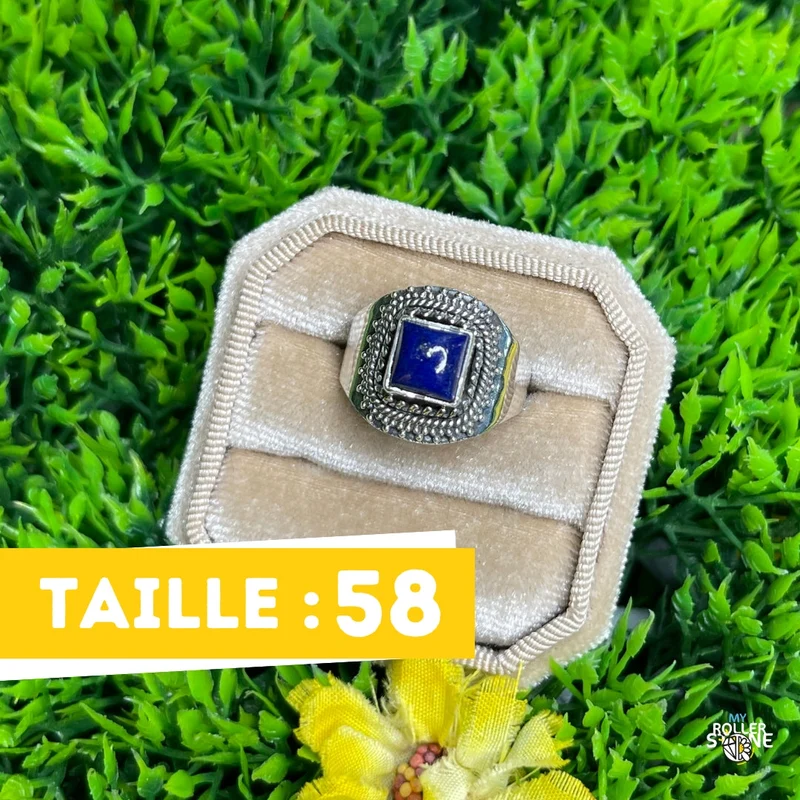 925 Silberring Lapislazuli #216
