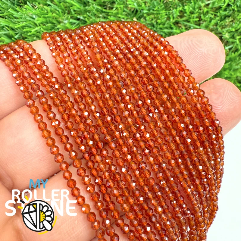 Spessartin Granat Facettierte Perle 5A
